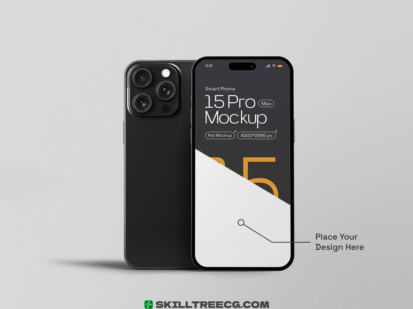 图片[2]-iPhone 15 Pro Max Screen Psd Mockup（338653）-技能树